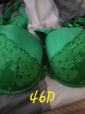 Lane Bryant Emerald Lace Push-Up Bra